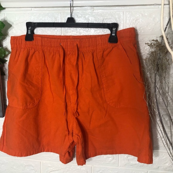 _🌸5/$25🌸Basics Edition Vibrant Orange Athletic Shorts Size Large - Picture 3 of 12